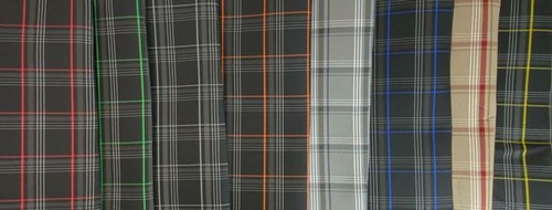 interior seat cloth fabric upholstery MK7 VW Golf GTI MK1 MK2 T1 T2 T3 Gray Red - Picture 2 of 4