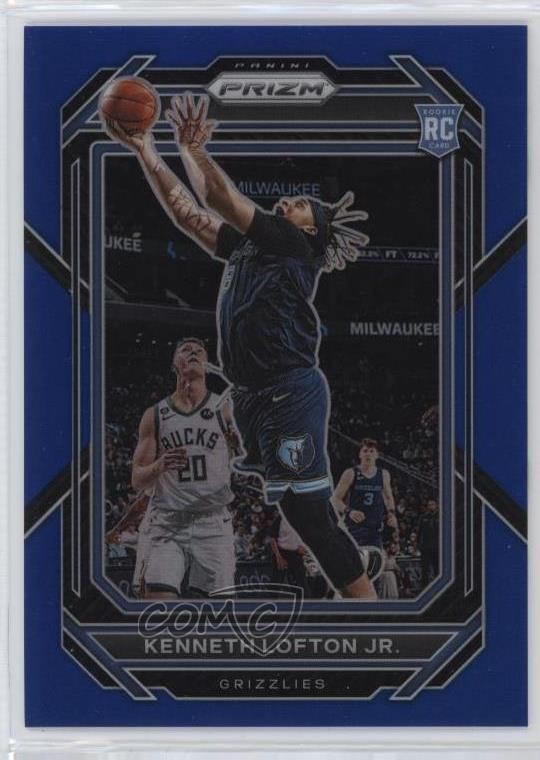2022-23 Panini Prizm Blue Prizm 54/199 Kenneth Lofton Jr #253 Rookie RC yj0