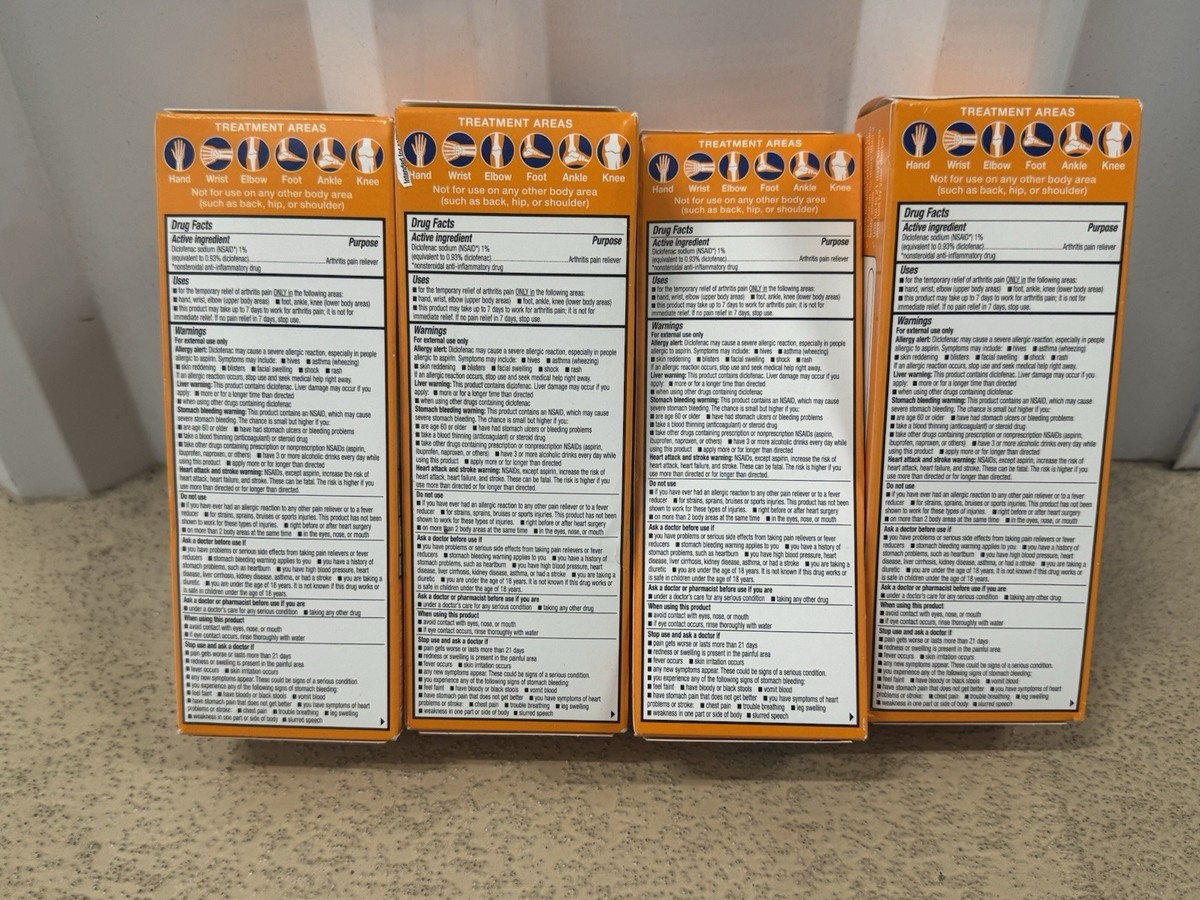 4x CVS Diclofenac Sodium Gel 1% 1.76oz Exp 09/2026 | eBay