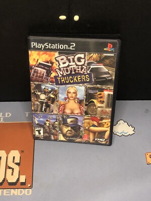 BIG MUTHA TRUCKERS (PLAYSTATION 2, 2003) PS2 GAME COMPLETE with MANUAL TESTED