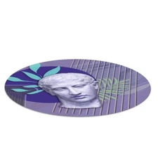 Round Chair Mat Pad Floor Carpet Protector under desk Modernist sculpture fi 100