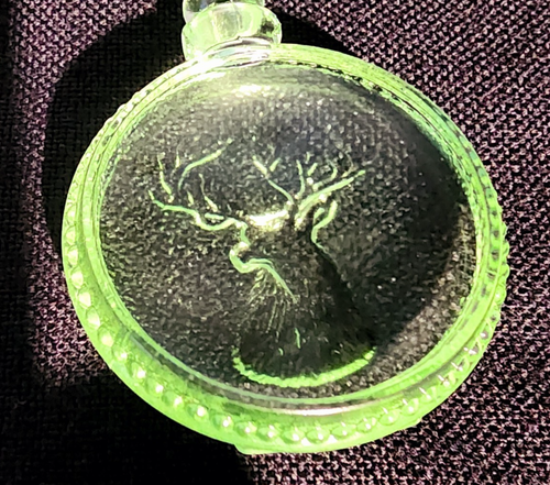Orologio da tasca figura finta vetro chiave lime con testa di alce nero chiaro brilla rosa - Foto 7 di 15