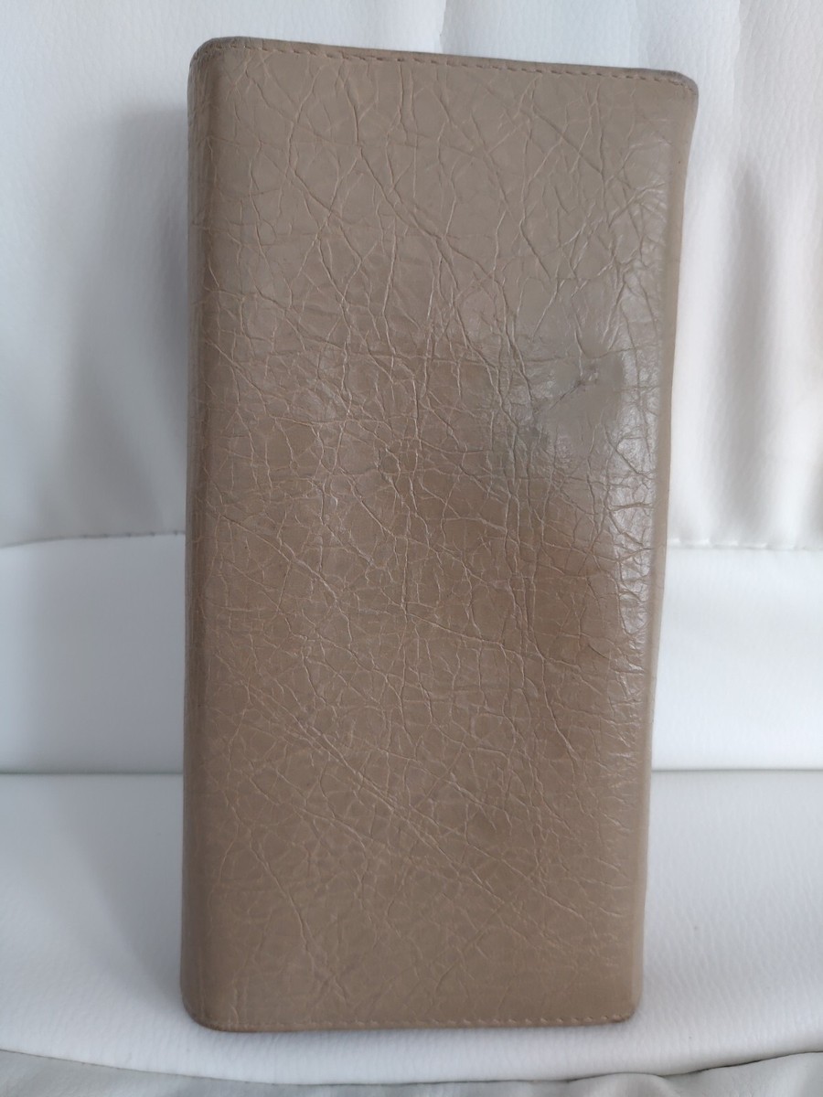 BALENCIAGA Leather Long Giant Continental Wallet Coin Card