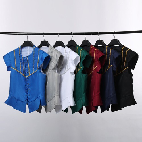 Renaissance Men's Costume Doublet Poet Shirt and Breeches 3 Pieces Outfits - 第 3/19 張圖片