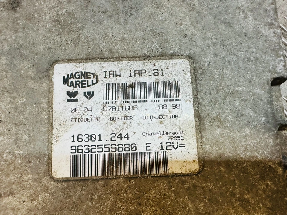 1999 PEUGEOT 206 1.1 - IAW 1AP.81 - ENGINE CONTROL UNIT 9632559880 - Image 2 of 2