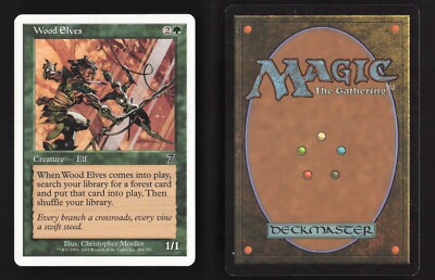 Wood Elves Seventh 7th Edition Magic The Gathering MTG | eBay