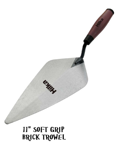 Hilka Steel Plastering Trowel & Hawk, Finishing Trowel, Bucket Trowel FULL SET - Picture 6 of 8