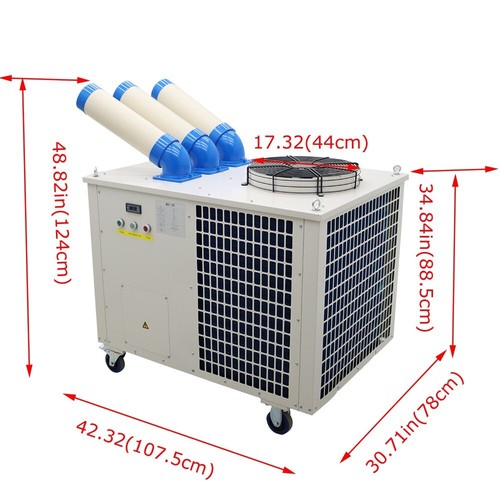 Multipurpose Industrial Spot Cooler Air Conditioner 29800Btu 3 Column Aircon220V - Picture 2 of 24