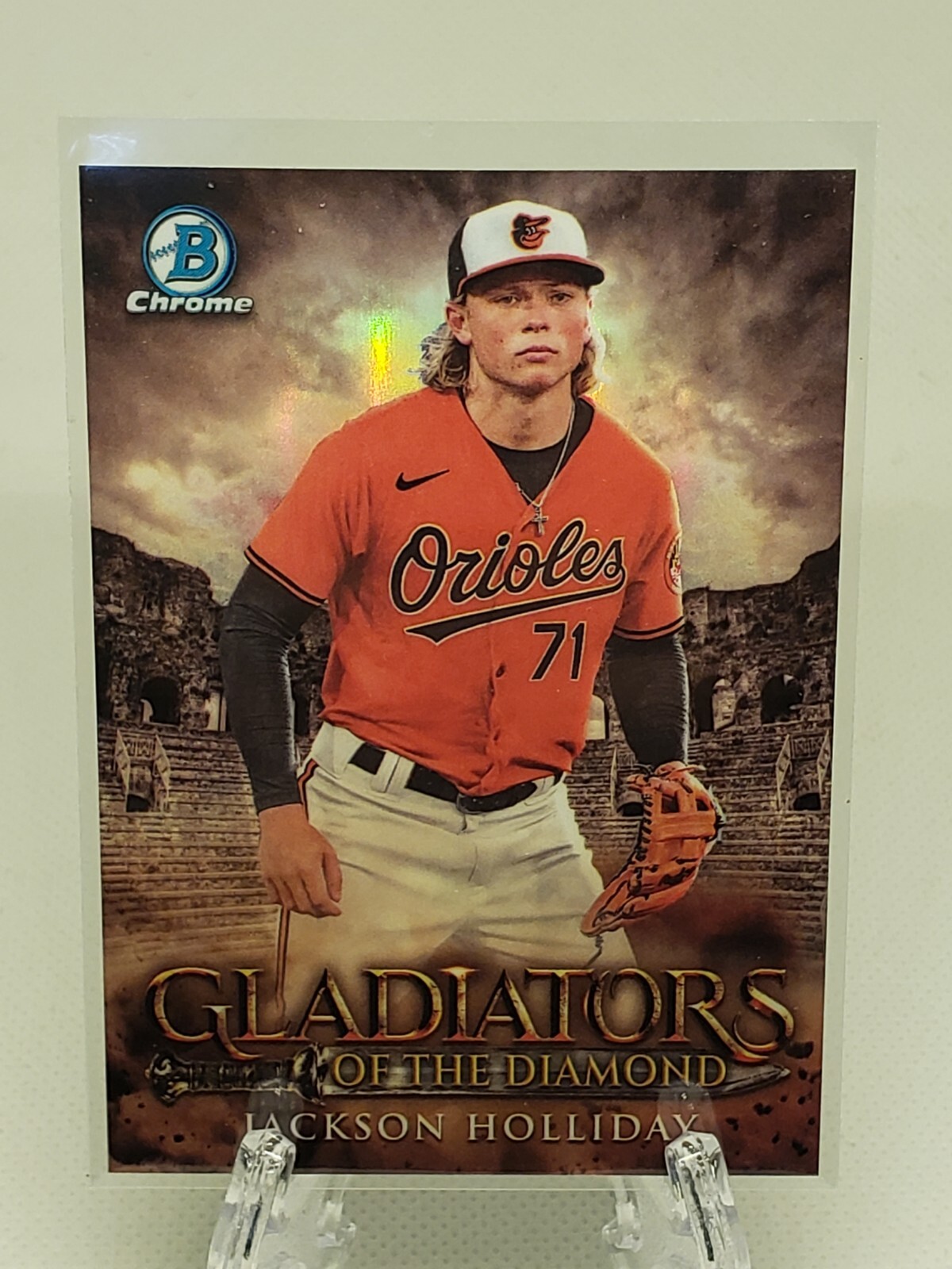 2024 Bowman Baseball Gladiators of the Diamond Insert GOTD-6 Jackson Holliday RC