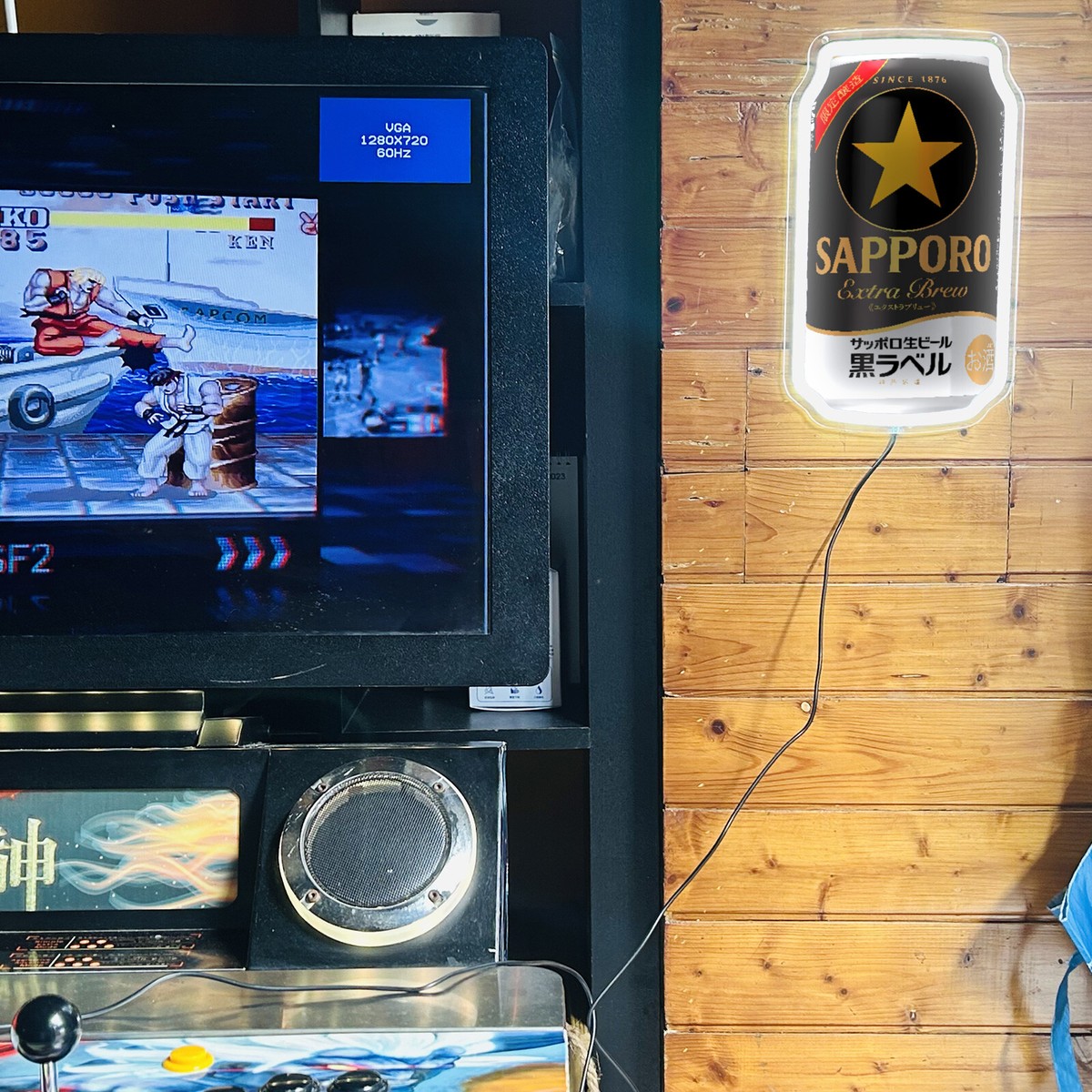 SAPPORO Beer Can LED Neon Sign - Vintage Style Bar Pub Man Cave