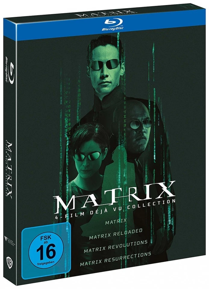 Matrix - Filme 1+2+3+4 / Déjà Vu Collection # 4-BLU-RAY-BOX-NEU - Bild 2 von 2