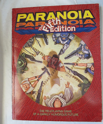 Paranoia RPG 5th Edition West End Games 1995 soft cover roleplaying