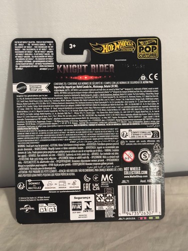 2025 Mattel Hot Wheels Premium Pop Culture Knight Rider K.I.T.T. Car - Picture 2 of 2
