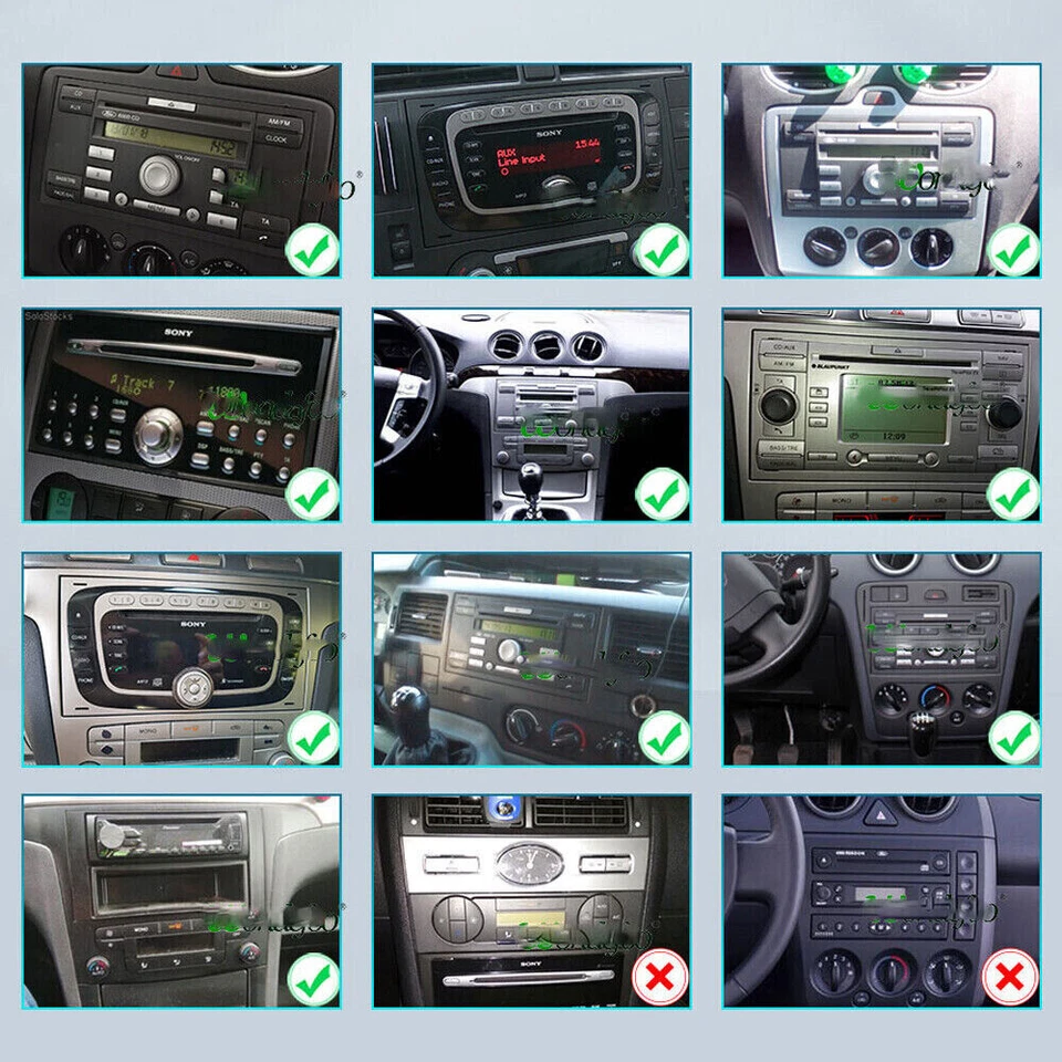 Android 15 Autoradio Carplay GPS NAVI KAM Für Ford Focus C S Max Transit Fiesta - Bild 2 von 4