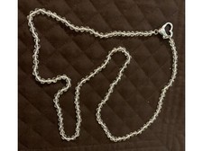 Clear Chrystal Bead Necklace Converts To Eyeglass Holder Or Mask Holder