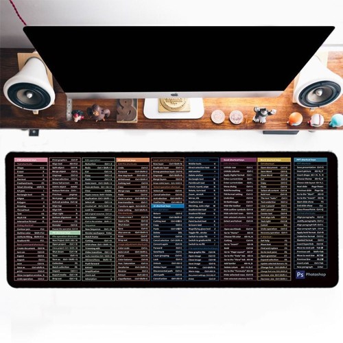 Super Large Quick Key Mousepad AntiSlip Keyboard Mice Mat Laptop