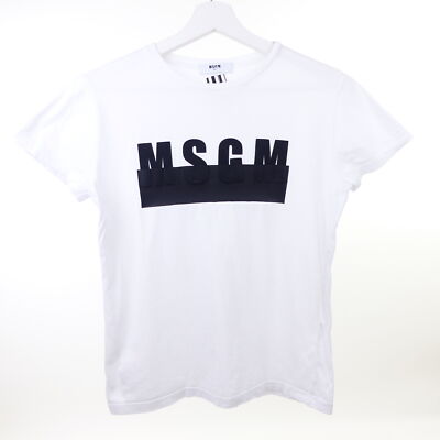MSGM KIDS T-Shirt Kids Girls White Black Size 12 152