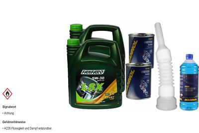 10L FANFARO LSX 5W-30 API SN/CF Motoröl Öl vollsynthetisch  Additiv Schlauch