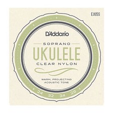 D'Addario EJ65S Pro-Arte Custom Extruded Ukulele Strings - .024-.034 Soprano