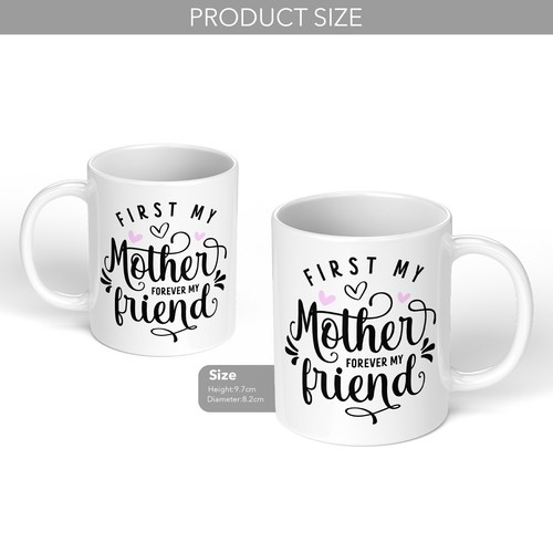 Muttertag Geschenk Mama Mama Becher Weihnachten Geburtstag für immer mein bester Freund Geschenk - Bild 18 von 66