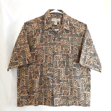 Tori Richard Multi Pattern Hawaiian Tropical Shirt Size Small Made in USA