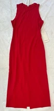 NWT Lululemon All Aligned Midi Dress DKRD Dark Red Size 4