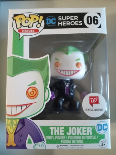 06 THE JOKER (WALGREEN EXC.) BLACK SUIT W/ PURPLE VEST (W/ PROTECTOR)