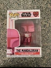 The Mandalorian Valentine Funko Pop Figure 495 Star Wars Din Djarin Pink Armor