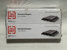 1/4" Standard Staples, 5000 Per Pack, 2 Packs, 10000 total - NEW - FAST SHIPPING