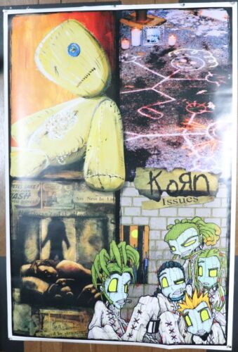 Korn rare vintage oversize poster 40"X60" Nos (up33)