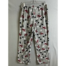Disney Pajamas Women's Medium Mickey Mouse Pajama Pants Holiday Winter Fleece
