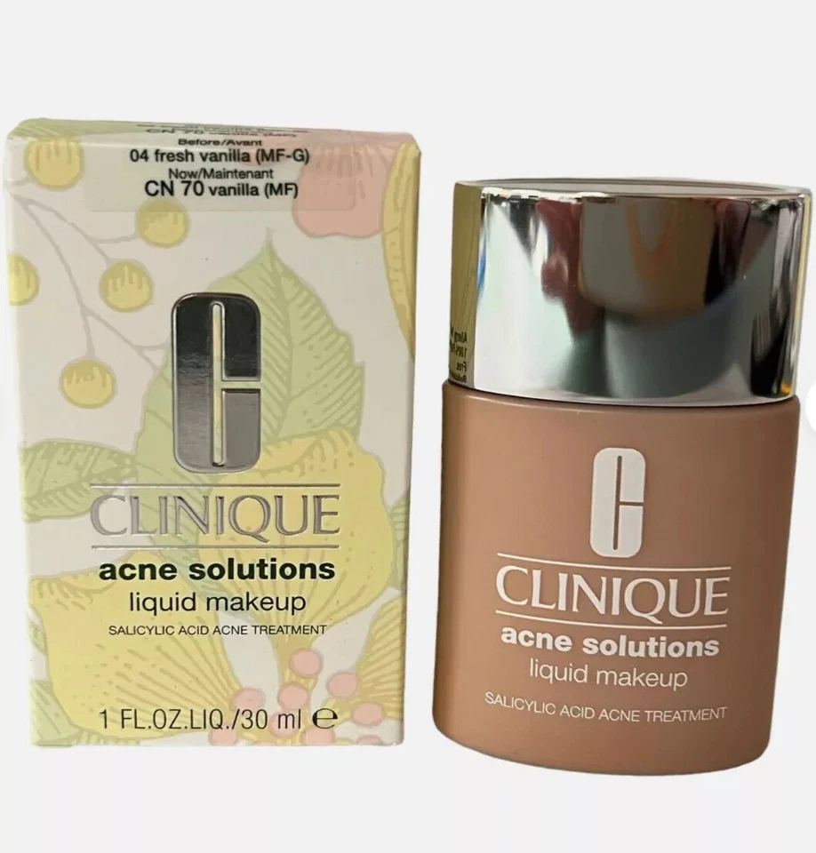 Clinique Acne Solutions maquiagem líquida CN 70 baunilha fresca baunilha salicílica nova - Imagem 2 de 2