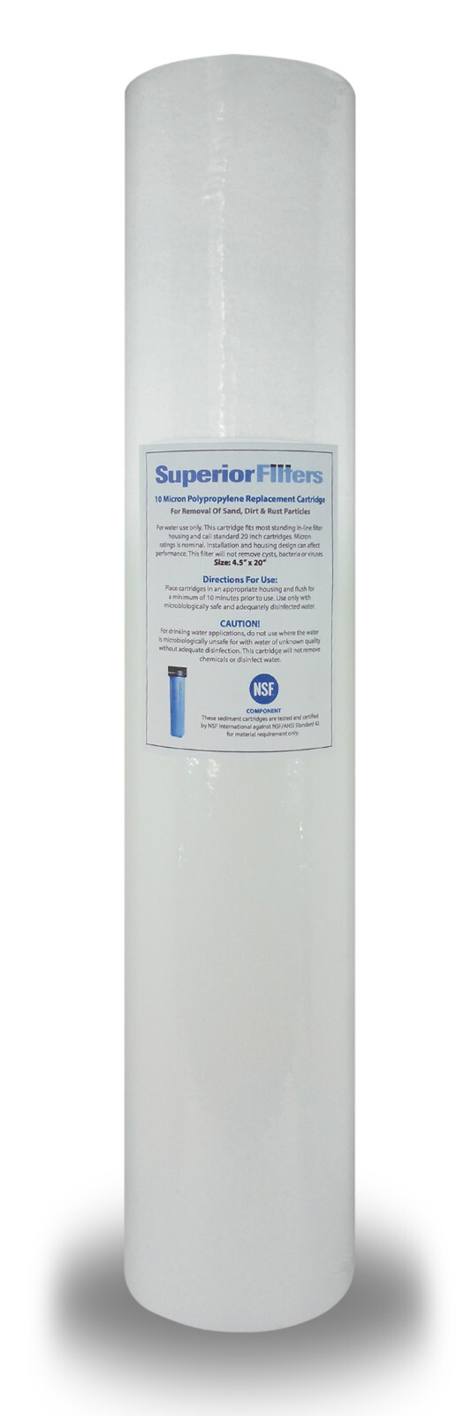 - 20 X 4.5 Whole House Water Filter Replacement (1)