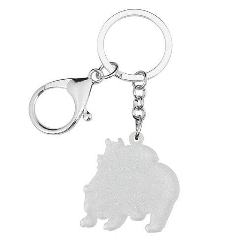 Mothers Day Acrylic Cute Panda Mom Keychains Bear Key Ring Gifts Charms Jewelry - Picture 4 of 7