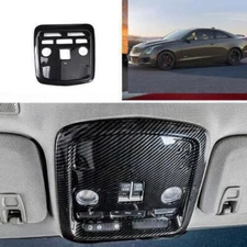 Carbon Fiber Front Reading Light Frame Trim 1pc For Cadillac ATS-V ATS 2013-2019