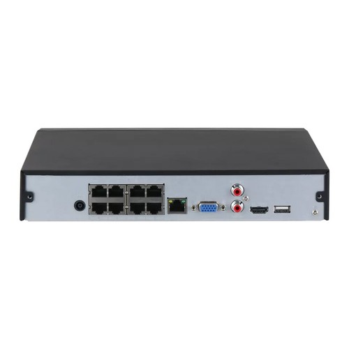 Dahua 8 Channels Compact 1U 8PoE 1HDD WizSense Network Video Recorder, 4TB HDD - Picture 5 of 10