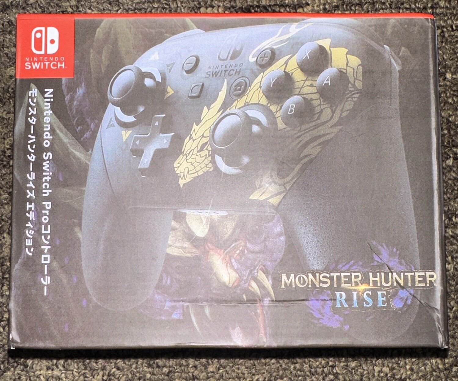 Nintendo Switch Pro Controller Monster Hunter Rise Edition 