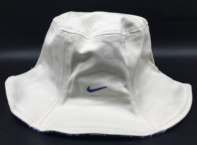 NIKE Kansas University Jayhawk woman s sun hat ivory and blue design one size