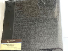 Brand New Reflections Scrapbook Album 12 x12- 10 pages Black