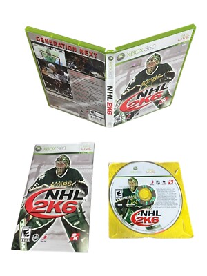 Microsoft Xbox 360 CIB Complete TESTED NHL 2K6