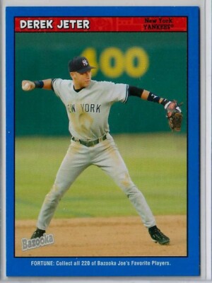 2006 Bazooka Blue Fortune #5 Derek Jeter ~ NY Yankees!