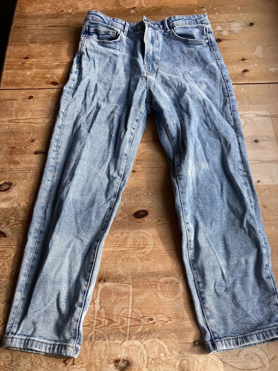 blue petite stradivarius jeans