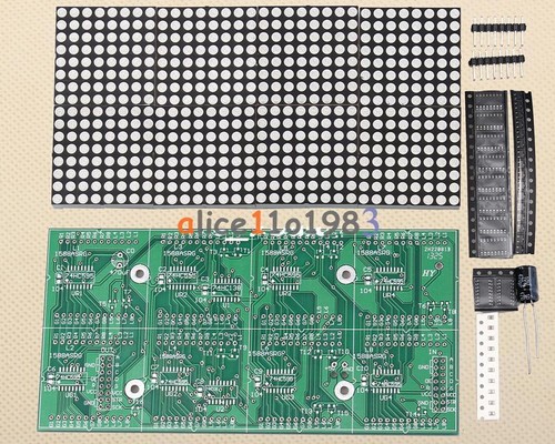 16x32 Punkt Matrix Zum Selbermachen Kit Rot Grün Dual-Color Steuerung LED Display Modul - Bild 3 von 9
