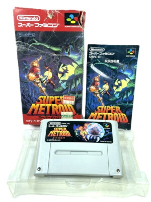 Nintendo Super Famicom Super Metroid With original box Made in Japan Used