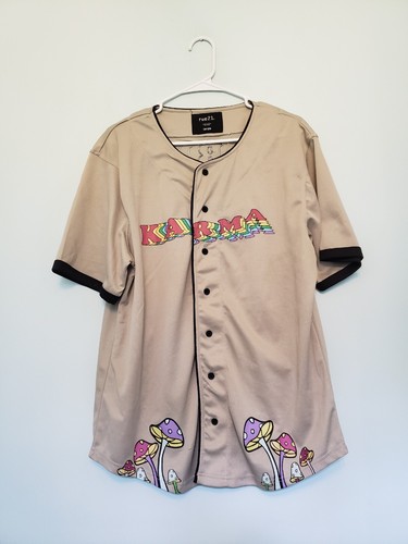 Rue21 Womens L Shirt Karma Jersey What Goes Around Comes Around Short Sleeve