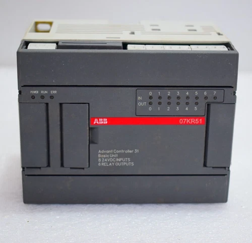 ABB 07KR51-230VAC PLC CENTRAL UNIT 07KR51-B3.9