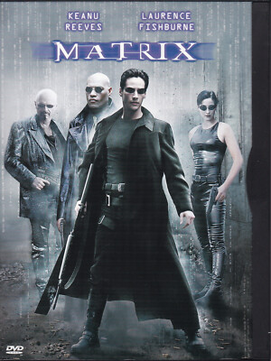 Matrix--DVD--Snapper Case--Keanu Reeves--Laurence Fishburne--Carrie-Anne Moss