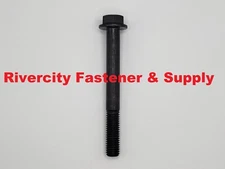 (5) M10-1.5 x 90 Hex Head Flange Bolts  10mm x 90mm Screws m10 x 1.5 x 90mm