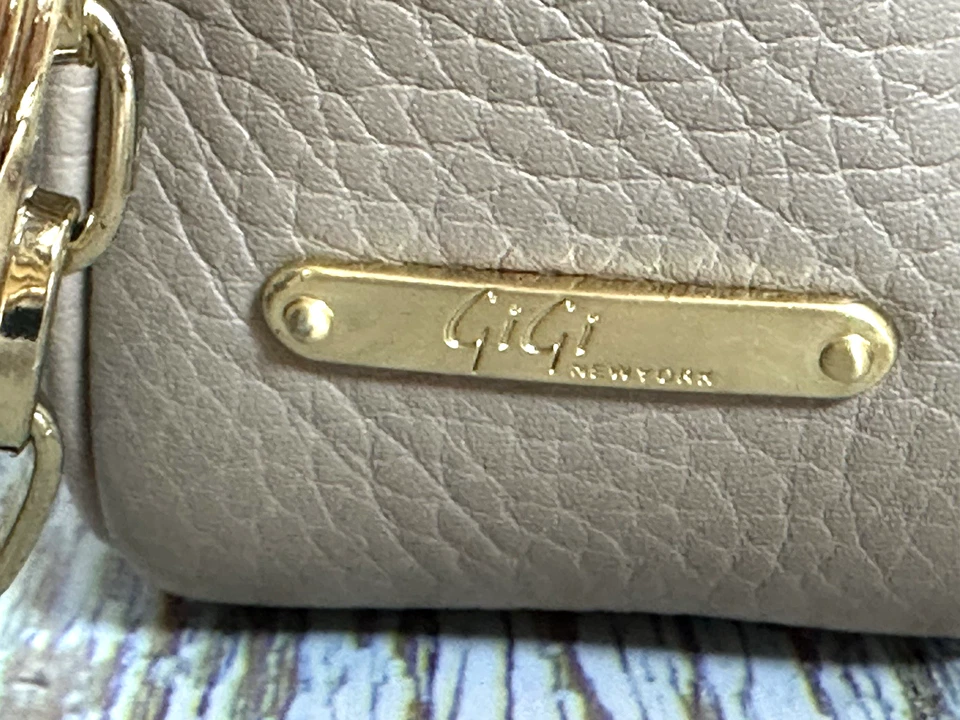 Gigi Crossbody Handbag Women's Leather Handbag Camera Bag Tan Beige Small - Image 3 of 4