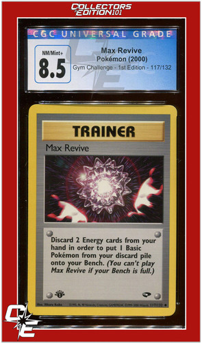 Max Revive (1st Edition) graded CGC 8.5 for sale on eBay